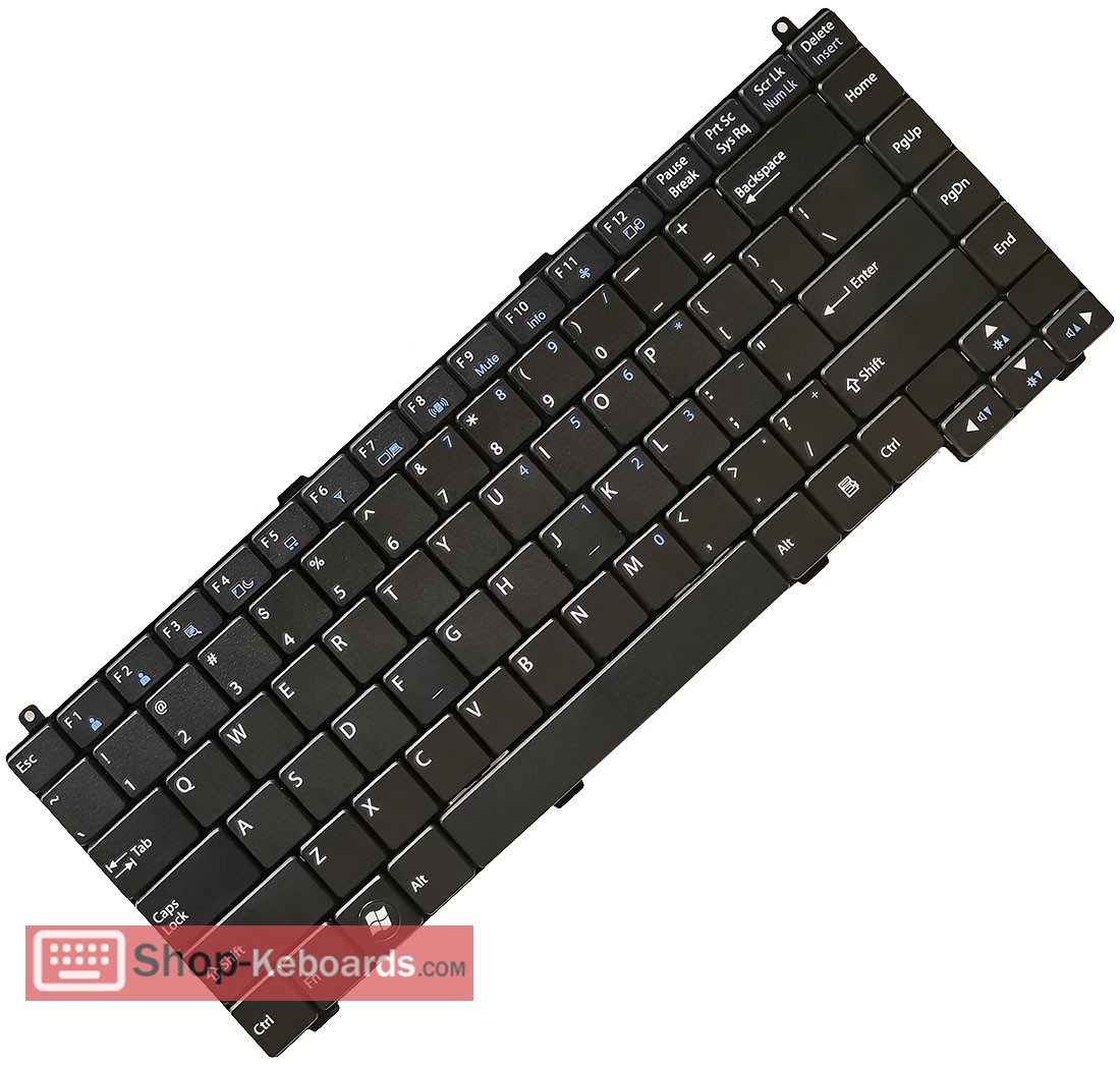 QUANTA AEQL3U00010 Keyboard replacement