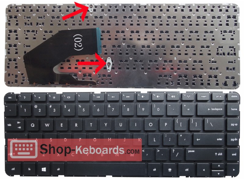 HP 698084-DB1 Keyboard replacement