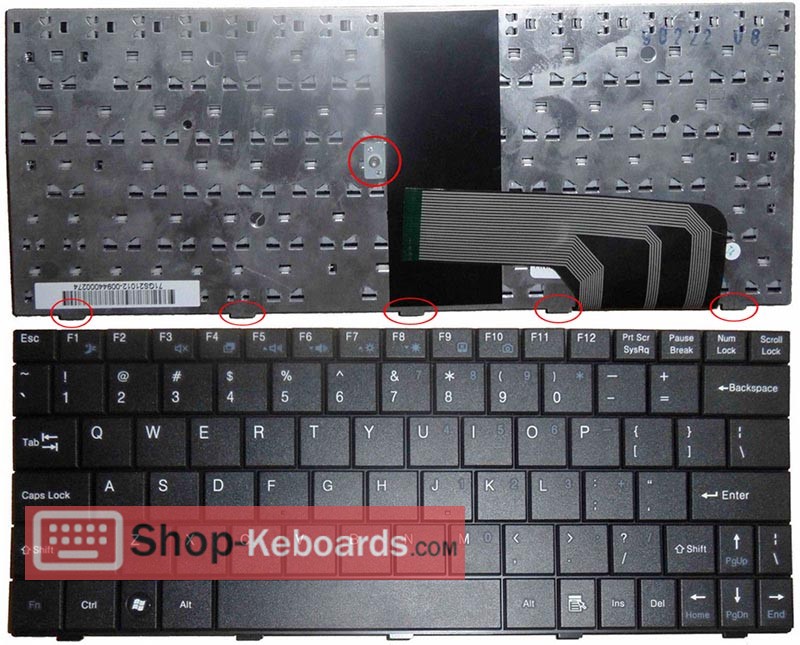 Advent 71GS20012-00 Keyboard replacement