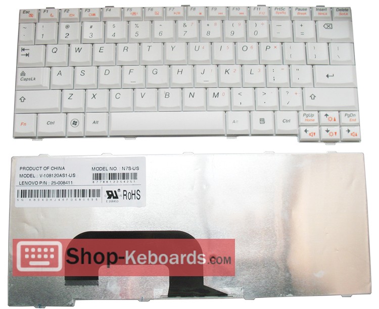 Lenovo V-108120AS1 Keyboard replacement