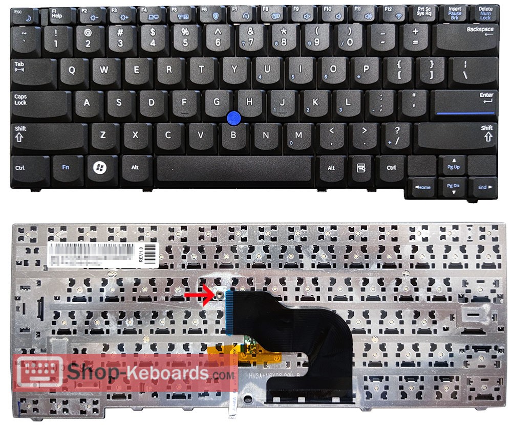 Samsung CNBA5903034CBIH Keyboard replacement