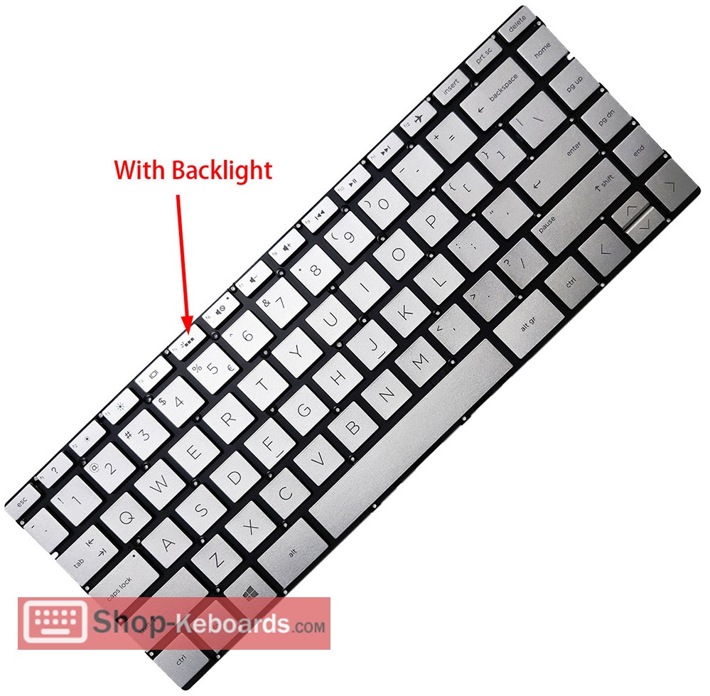 HP L37531-061 Keyboard replacement