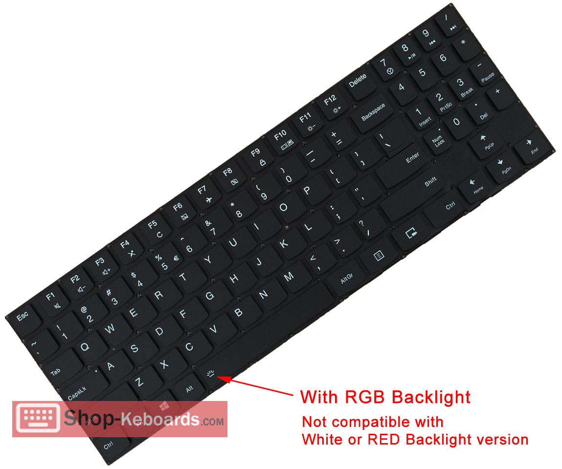Lenovo 5CB0N67193 Keyboard replacement
