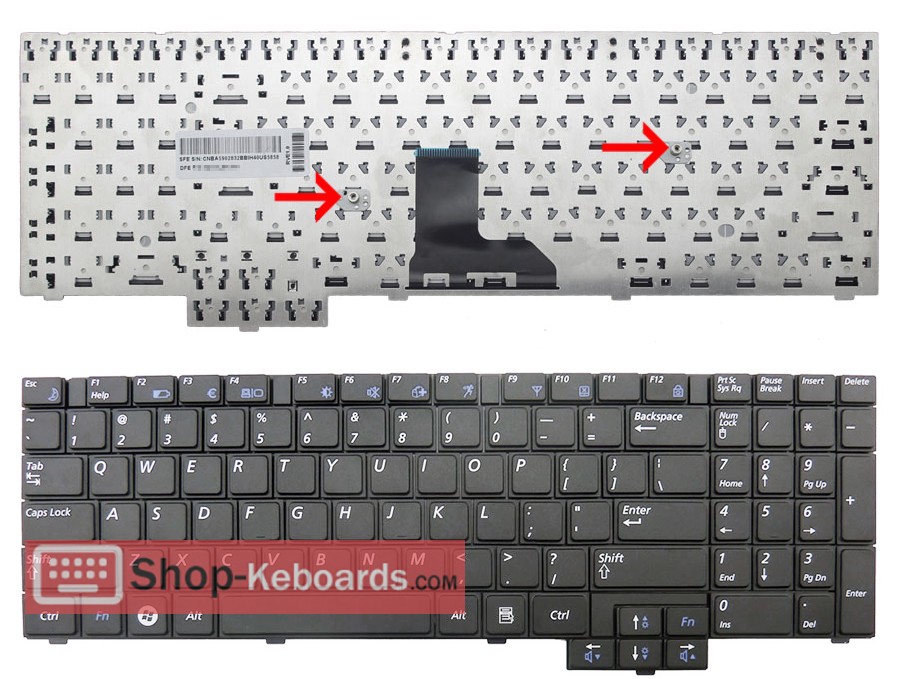 Samsung 9Z.N5LSN.001 Keyboard replacement