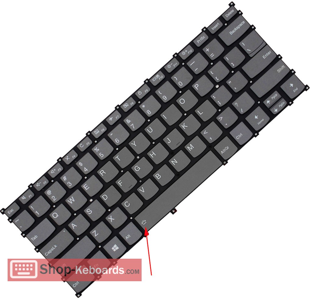 Lenovo 5CB0U41702 Keyboard replacement