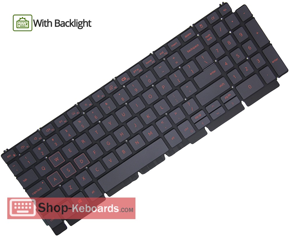 Dell DLM18J86GBJ6985W Keyboard replacement