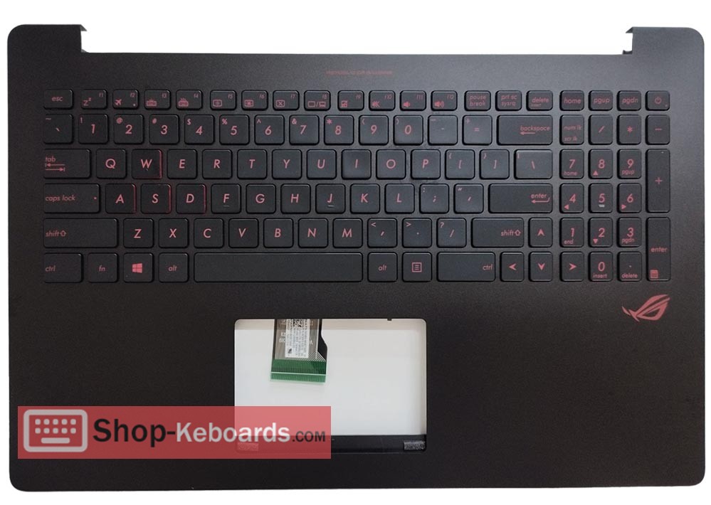 Asus 0KNB0-662EUS00 Keyboard replacement