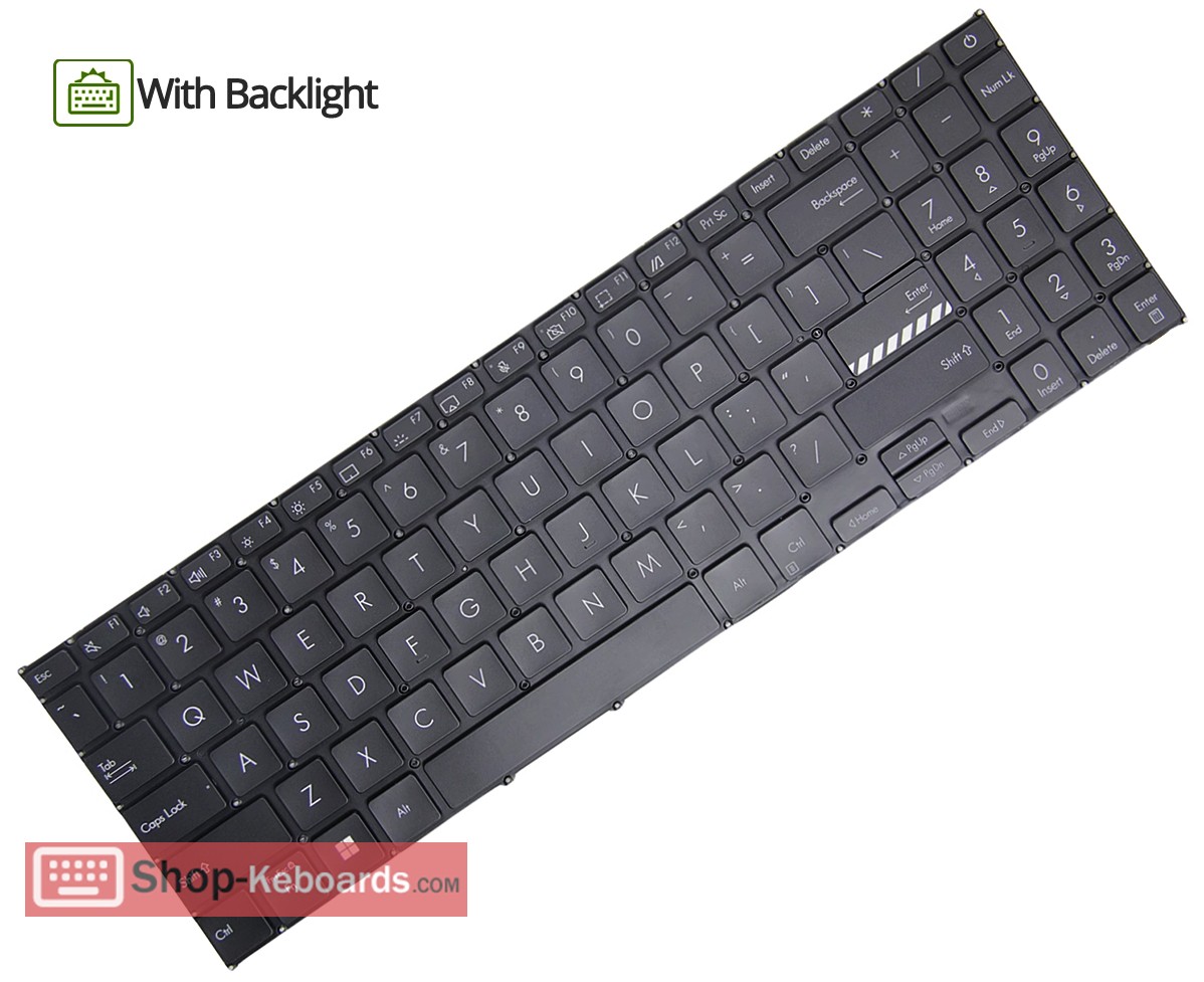 Asus B1502CBA Keyboard replacement