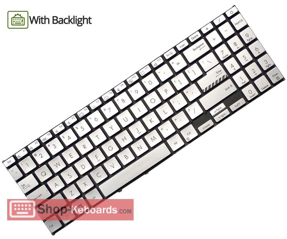 Asus B1502CBA Keyboard replacement
