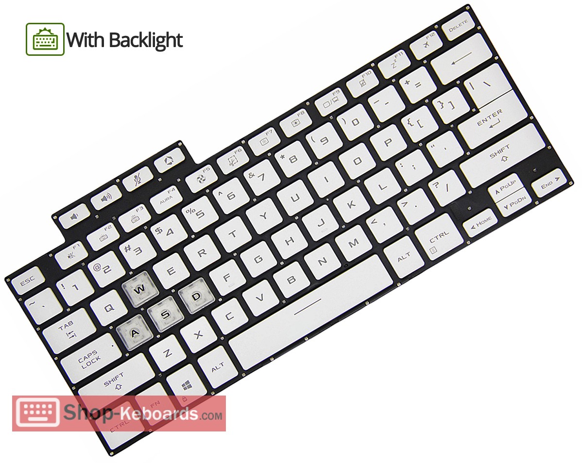 Asus TUF516PE Keyboard replacement