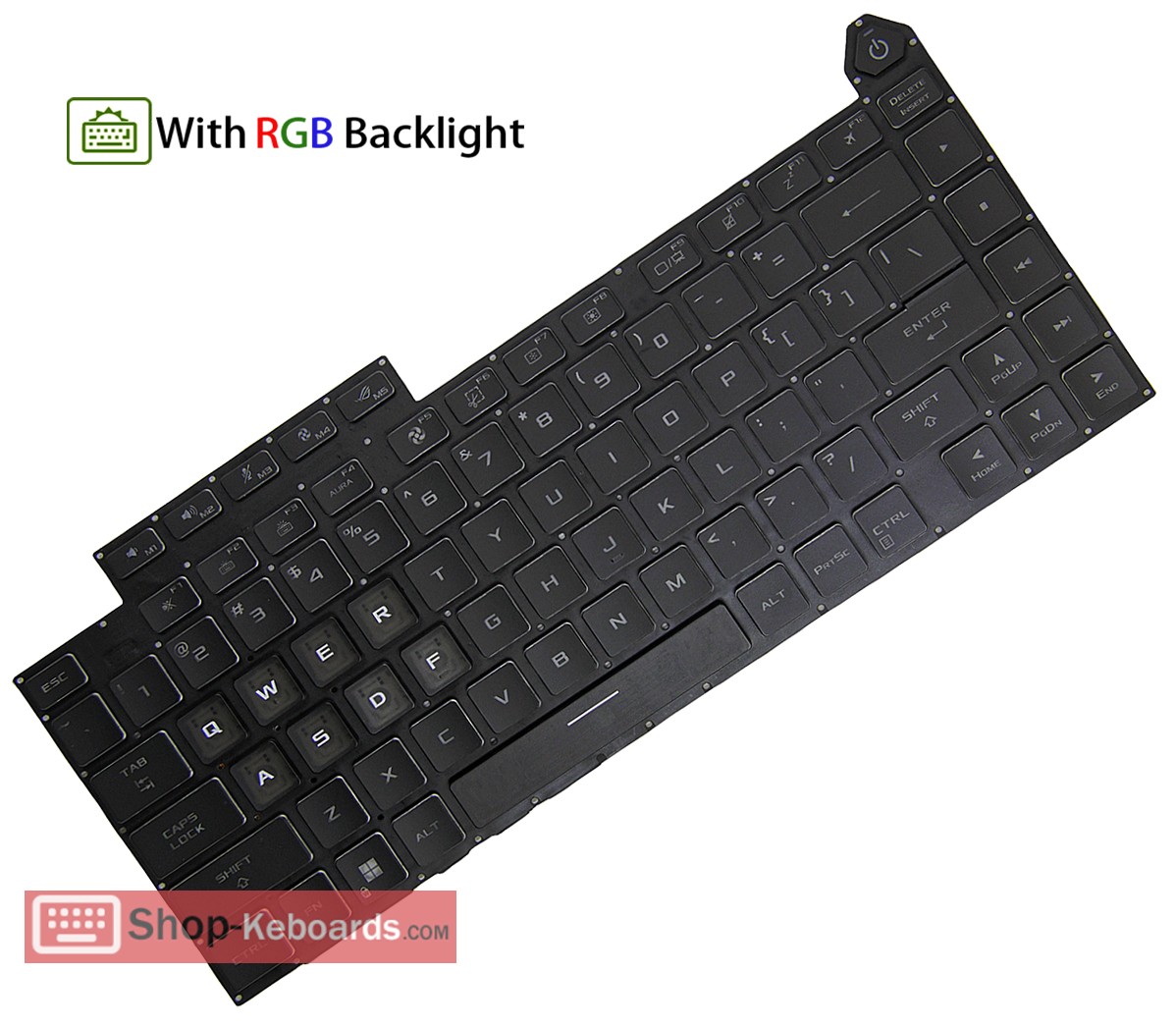 Asus G614JU Keyboard replacement