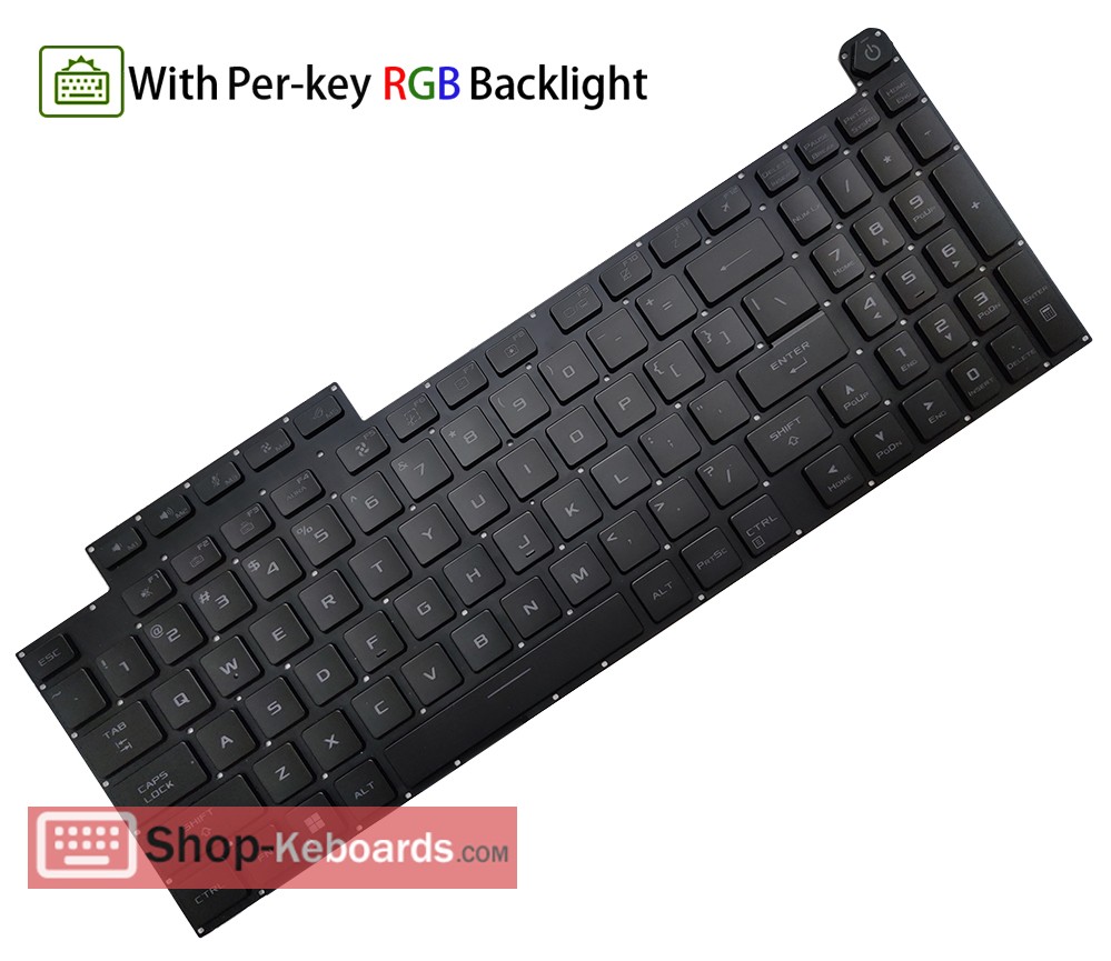 Asus G814JI Keyboard replacement