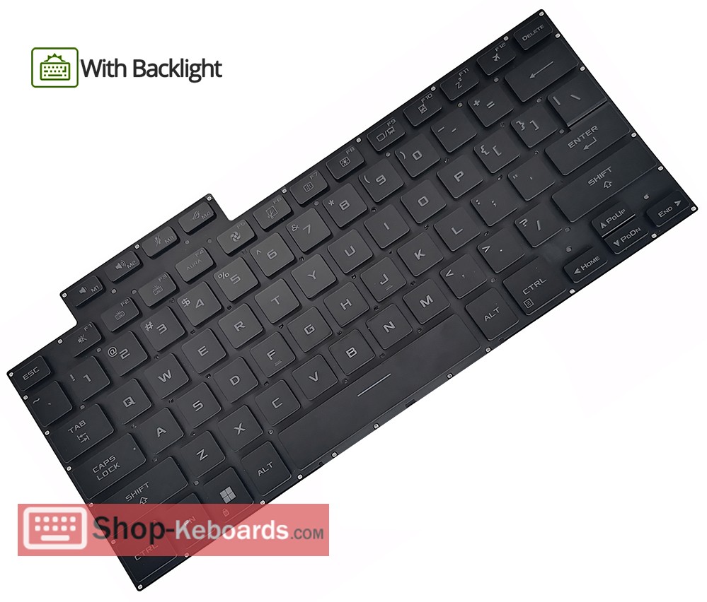 Asus GV601RW Keyboard replacement