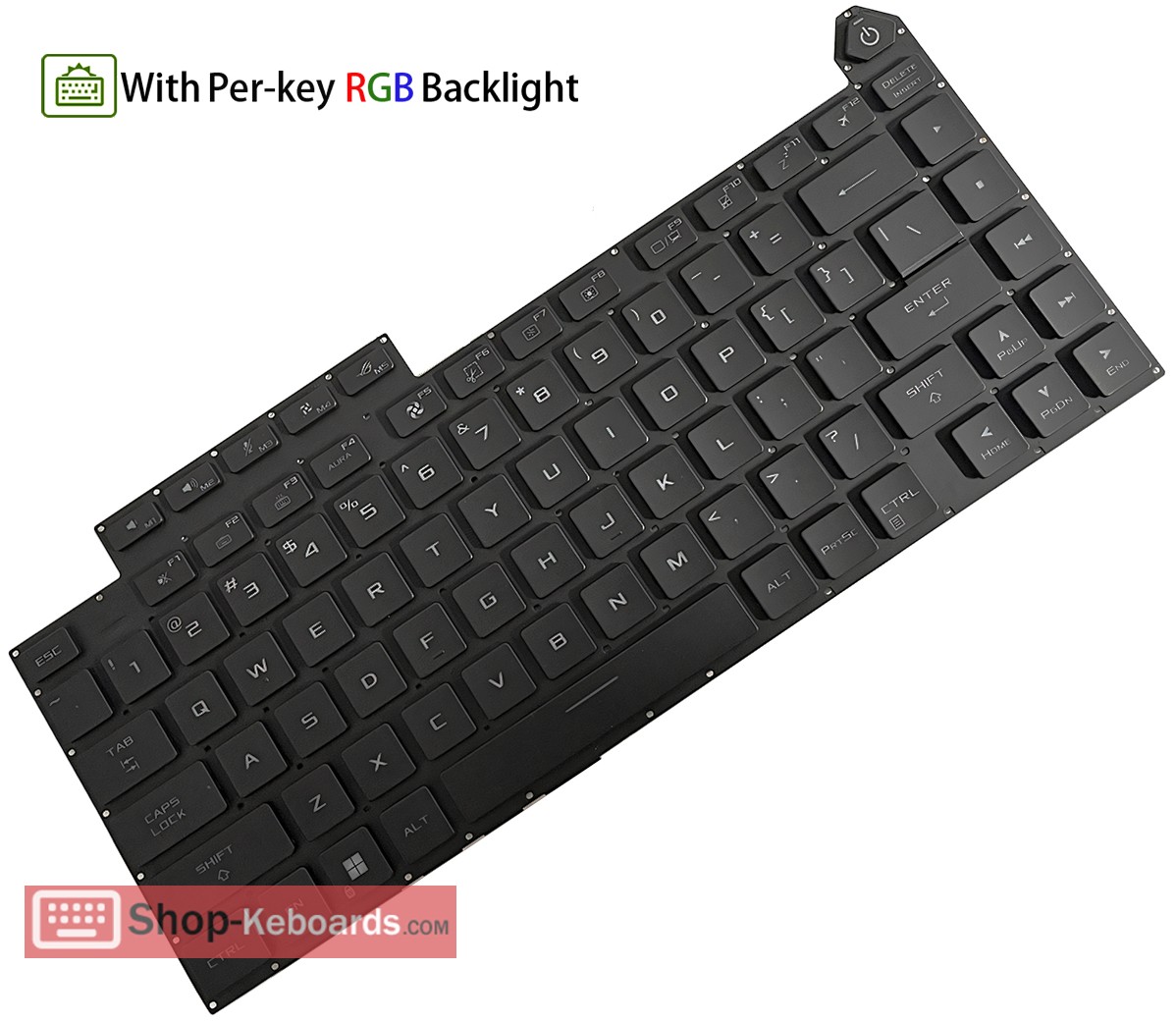 Asus G614JU Keyboard replacement