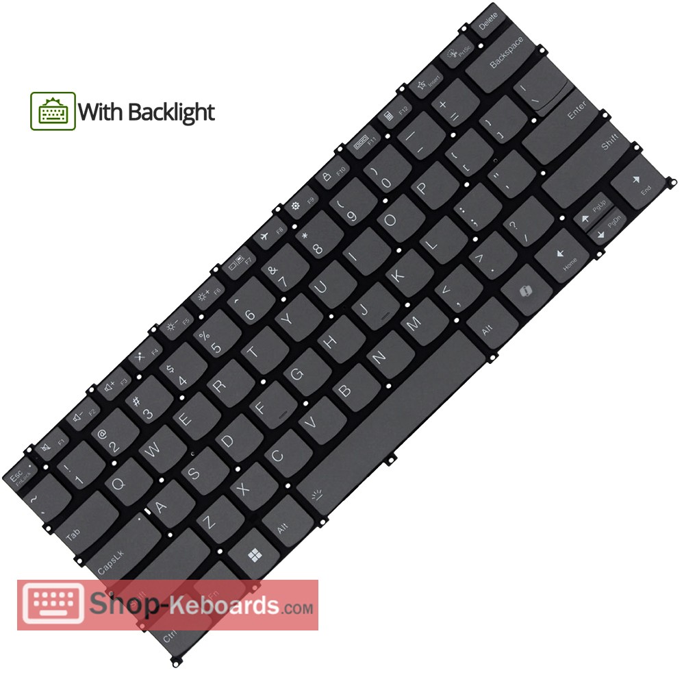 Lenovo IdeaPad Slim 5 14IRU9 Type 83FV Keyboard replacement