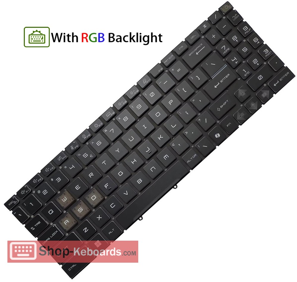 MSI Cyborg A17 AI B2HWFKG Keyboard replacement
