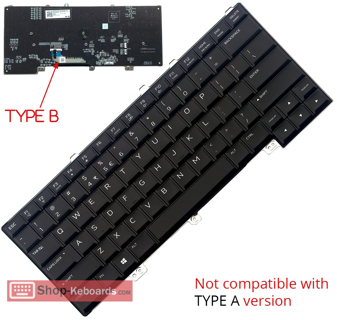 Dell 006T78 Keyboard replacement