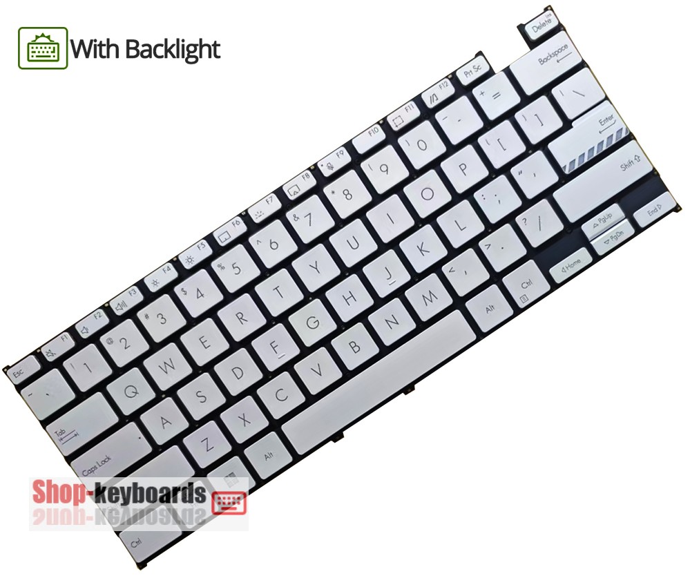 Asus NSK-UAHABQ Keyboard replacement