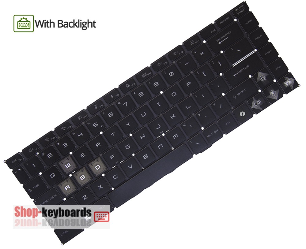 MSI Thin 15 B12U Keyboard replacement