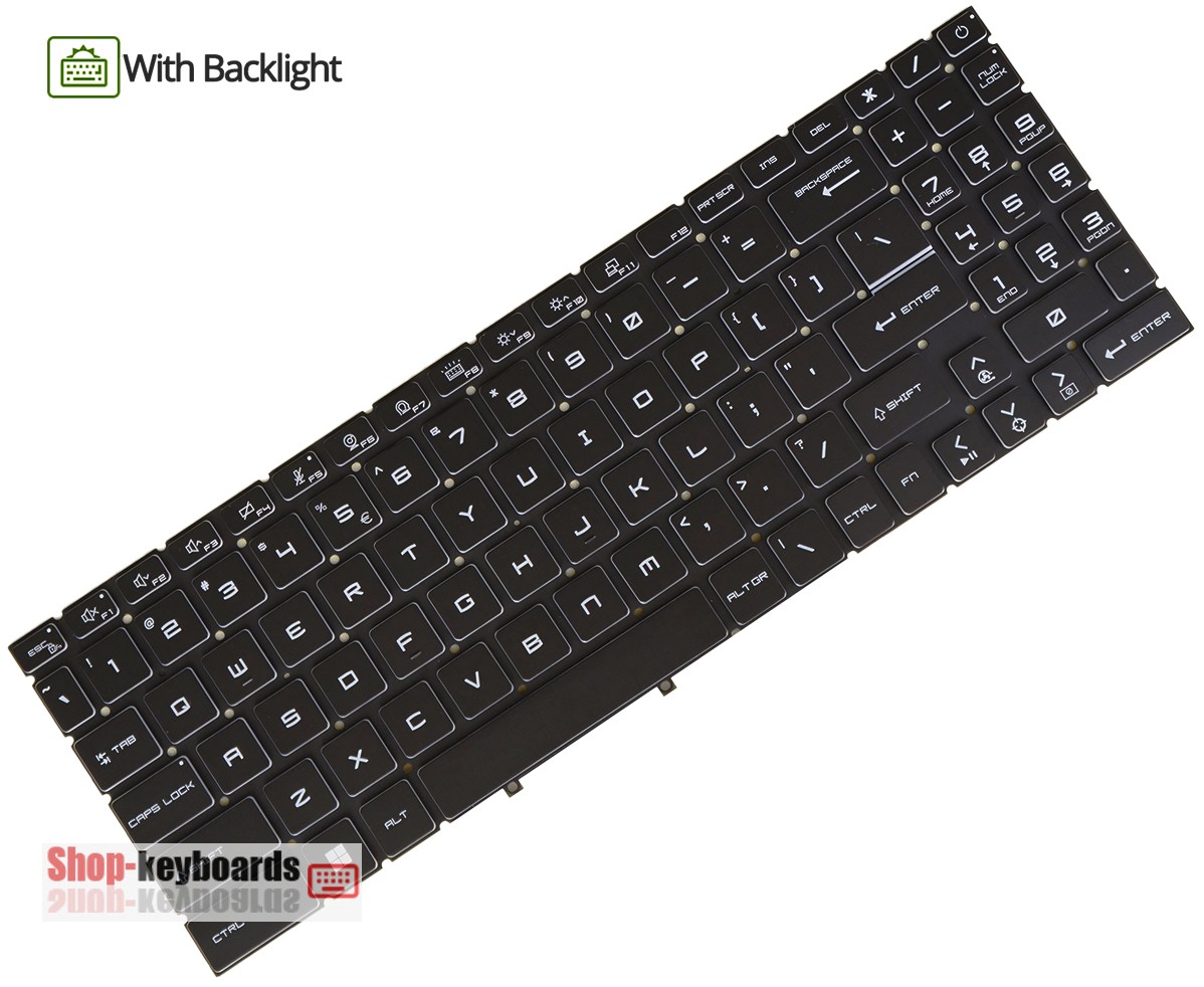 MSI MS-15H4 Keyboard replacement