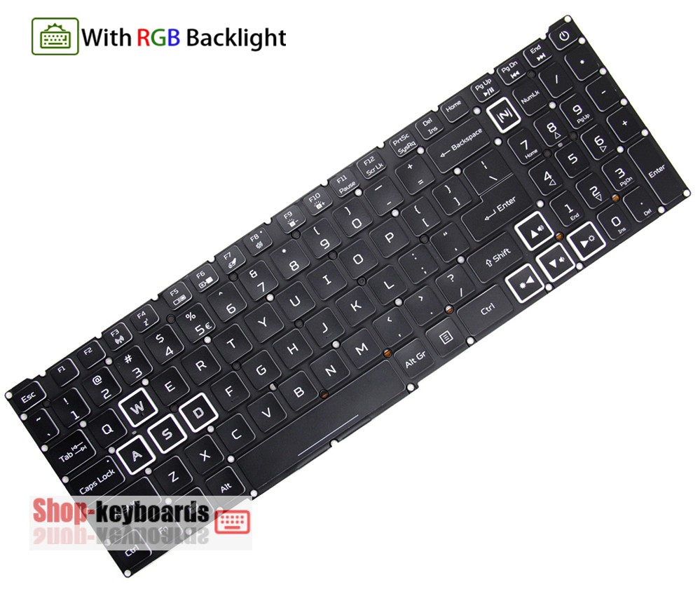 Acer AN517-53-XXXX Keyboard replacement