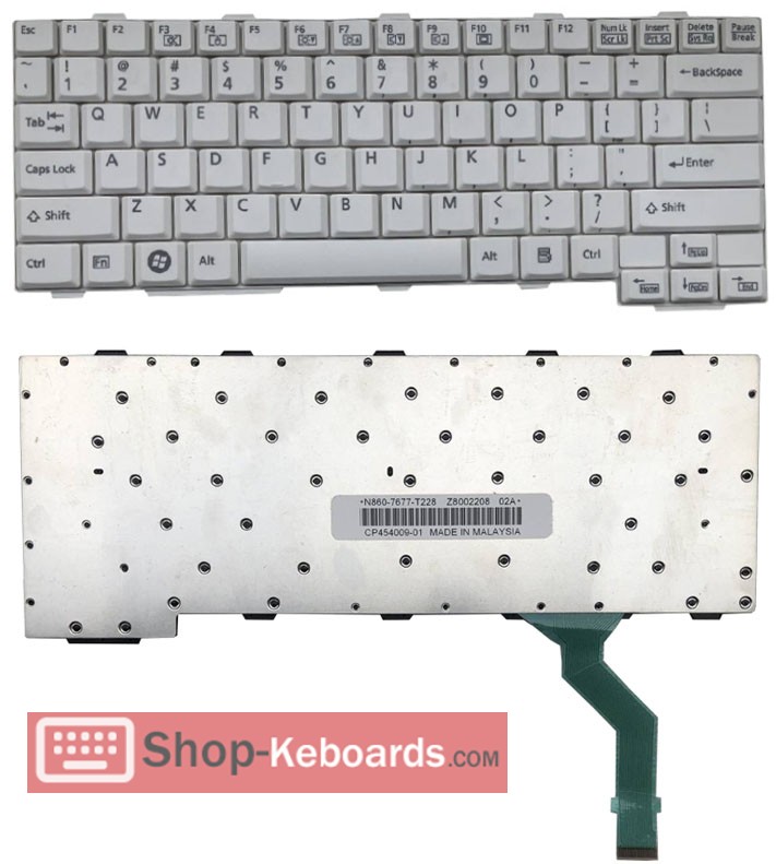 Fujitsu LifeBook P701 Keyboard replacement